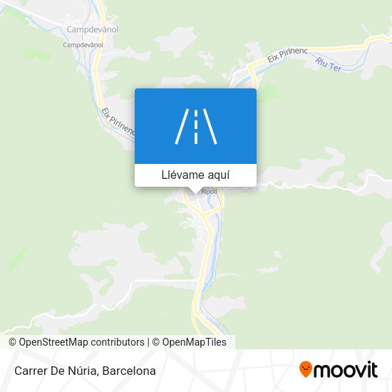 Mapa Carrer De Núria