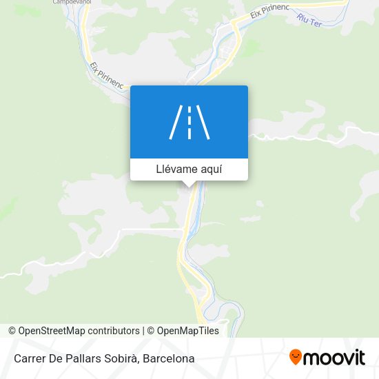 Mapa Carrer De Pallars Sobirà