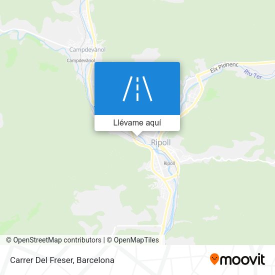Mapa Carrer Del Freser