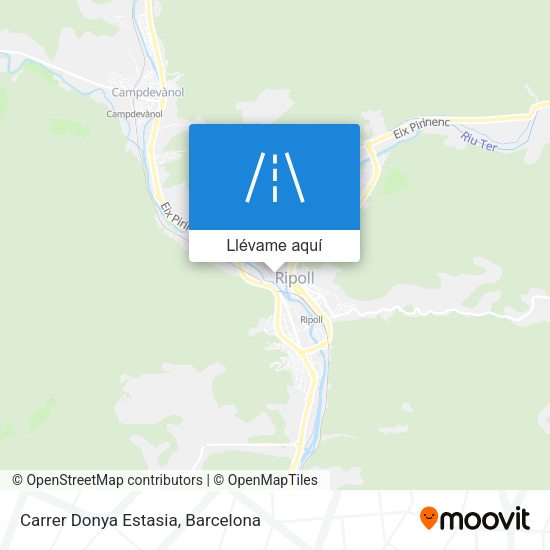 Mapa Carrer Donya Estasia