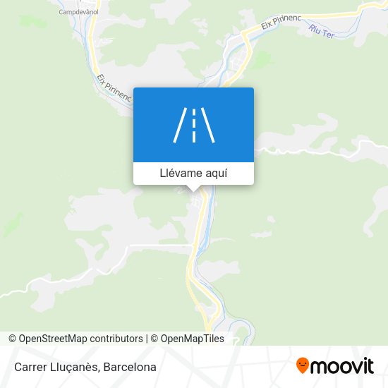 Mapa Carrer Lluçanès