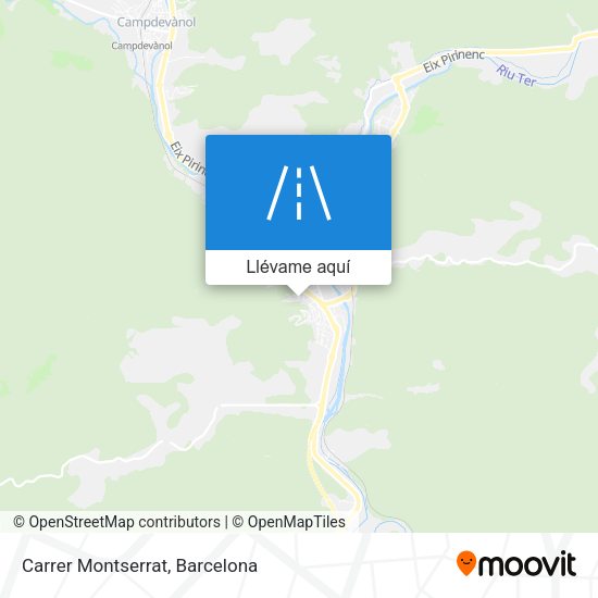Mapa Carrer Montserrat