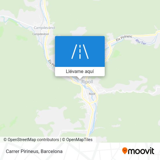 Mapa Carrer Pirineus