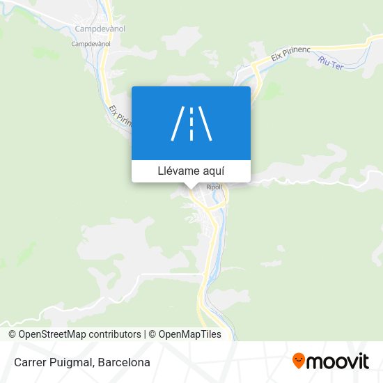 Mapa Carrer Puigmal