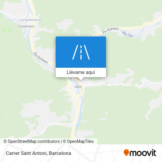 Mapa Carrer Sant Antoni