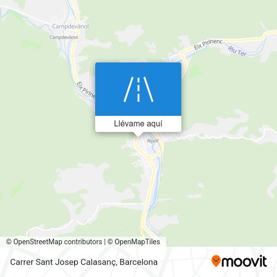 Mapa Carrer Sant Josep Calasanç