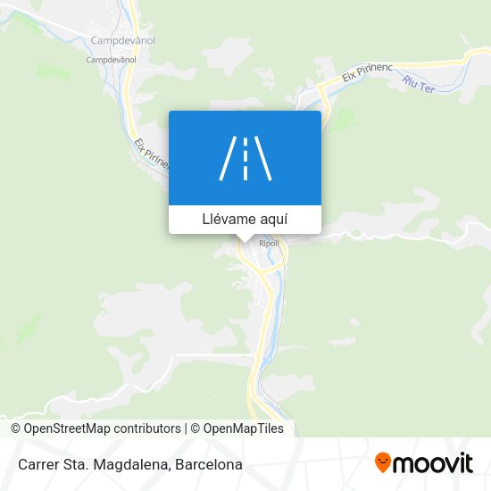 Mapa Carrer Sta. Magdalena