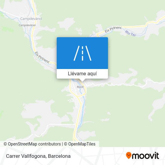 Mapa Carrer Vallfogona