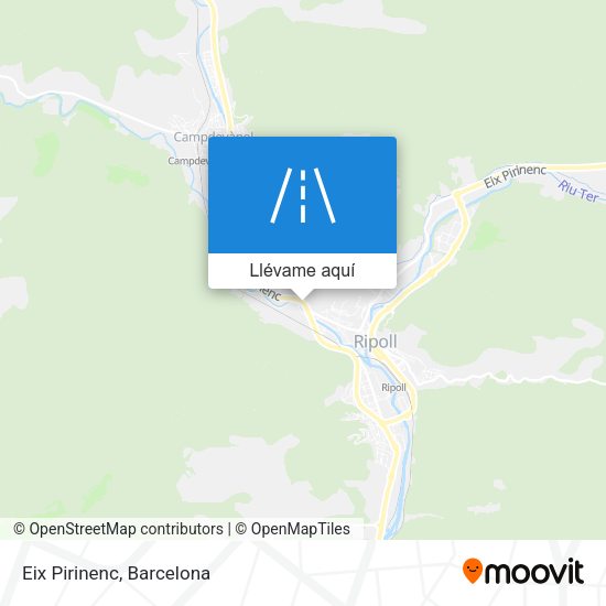 Mapa Eix Pirinenc
