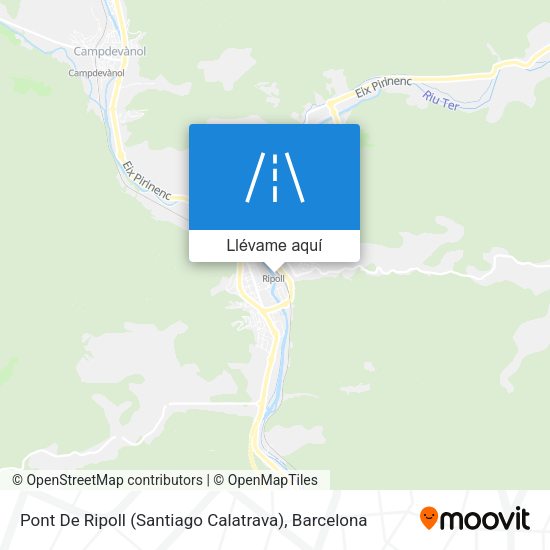 Mapa Pont De Ripoll (Santiago Calatrava)