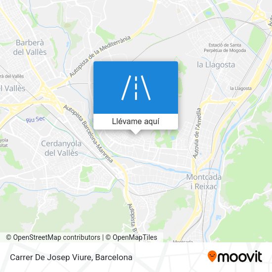 Mapa Carrer De Josep Viure