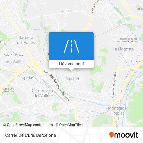 Mapa Carrer De L'Era