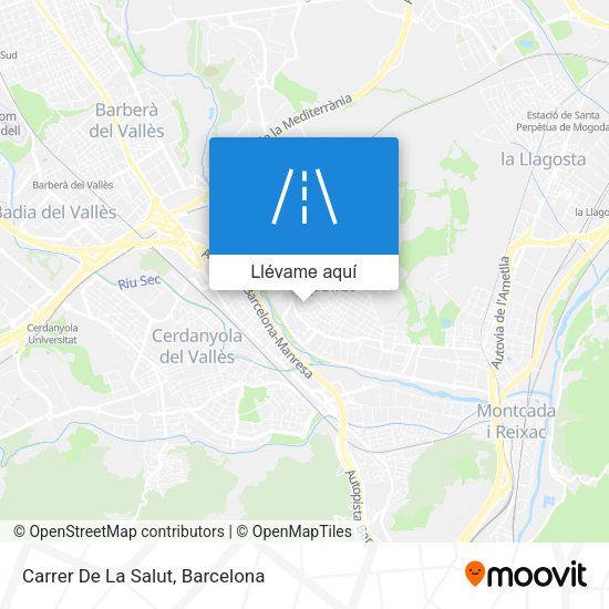 Mapa Carrer De La Salut