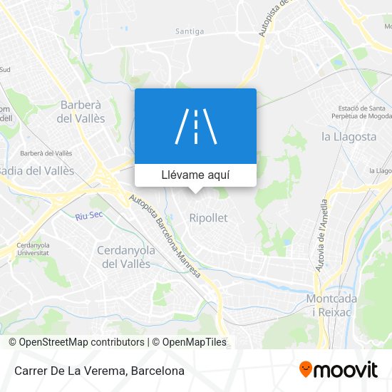 Mapa Carrer De La Verema