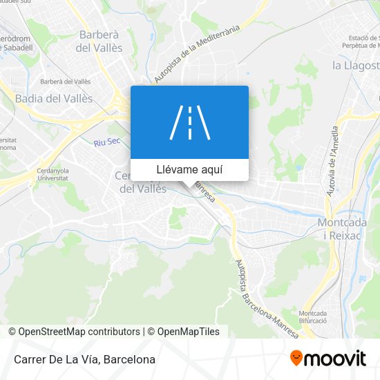 Mapa Carrer De La Vía