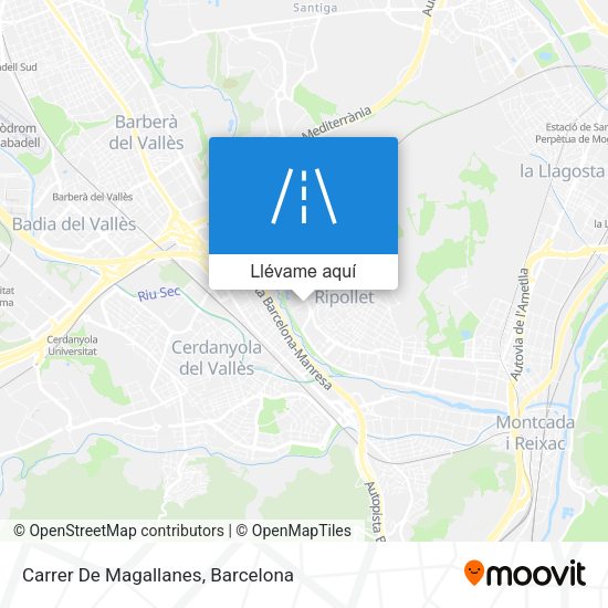 Mapa Carrer De Magallanes