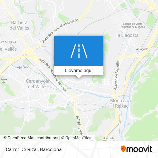 Mapa Carrer De Rizal