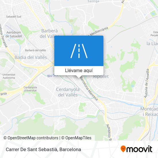 Mapa Carrer De Sant Sebastià