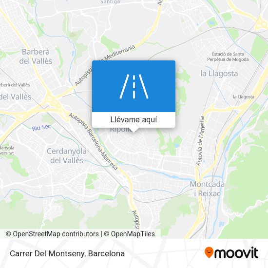 Mapa Carrer Del Montseny