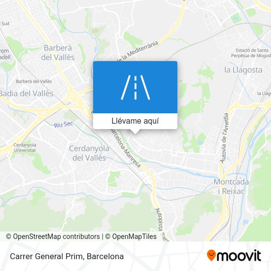 Mapa Carrer General Prim