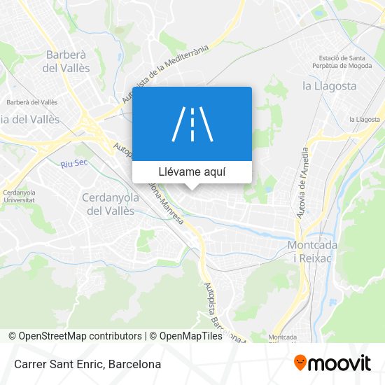 Mapa Carrer Sant Enric