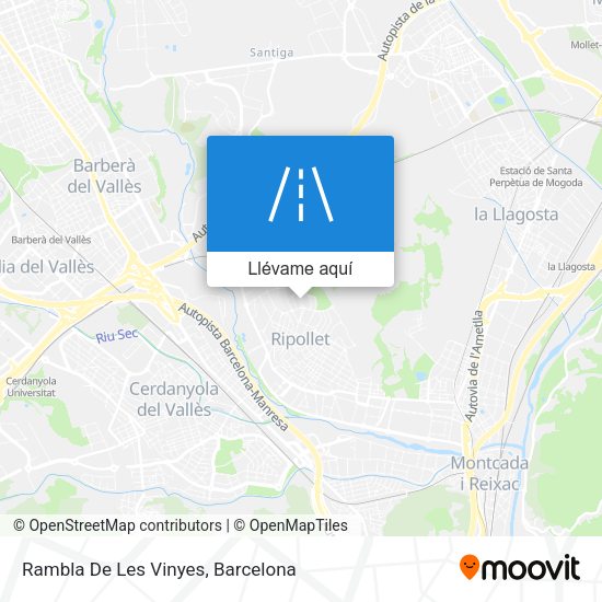 Mapa Rambla De Les Vinyes