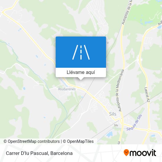 Mapa Carrer D'Iu Pascual