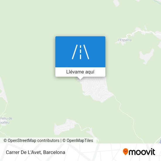 Mapa Carrer De L'Avet