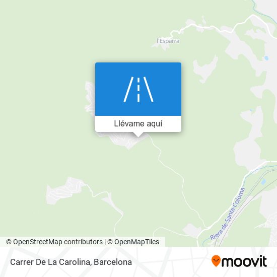 Mapa Carrer De La Carolina