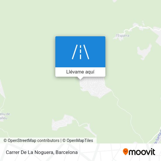 Mapa Carrer De La Noguera