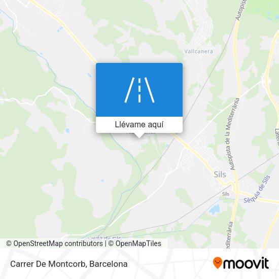 Mapa Carrer De Montcorb