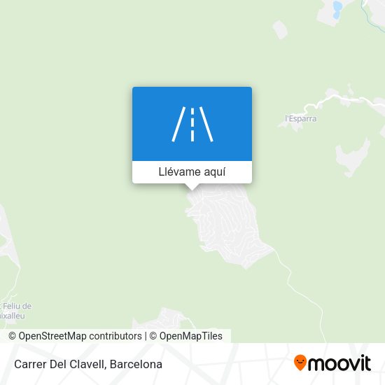 Mapa Carrer Del Clavell
