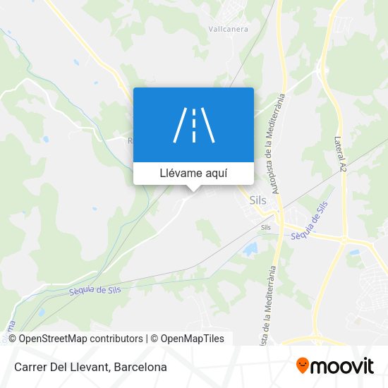 Mapa Carrer Del Llevant