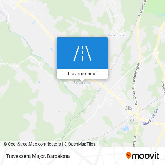 Mapa Travessera Major