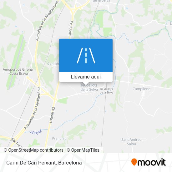 Mapa Camí De Can Peixant
