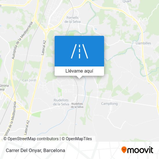Mapa Carrer Del Onyar