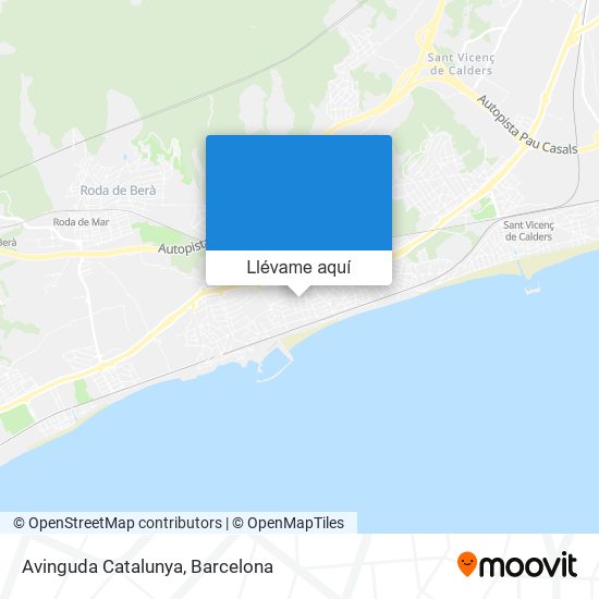 Mapa Avinguda Catalunya