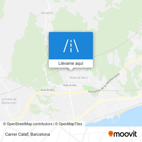 Mapa Carrer Calaf