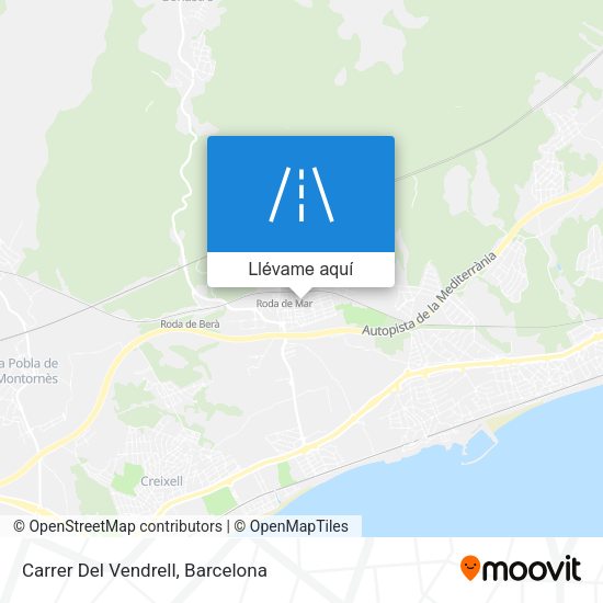 Mapa Carrer Del Vendrell