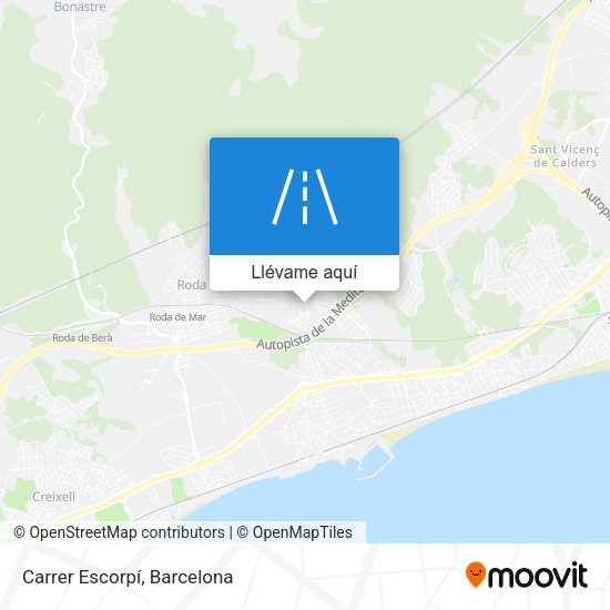 Mapa Carrer Escorpí