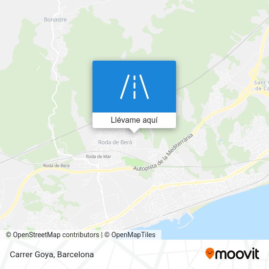 Mapa Carrer Goya