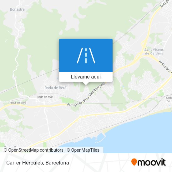 Mapa Carrer Hèrcules