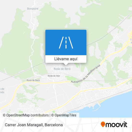 Mapa Carrer Joan Maragall