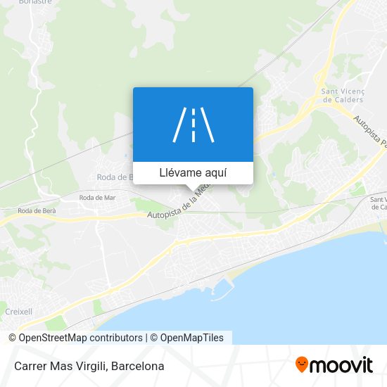 Mapa Carrer Mas Virgili