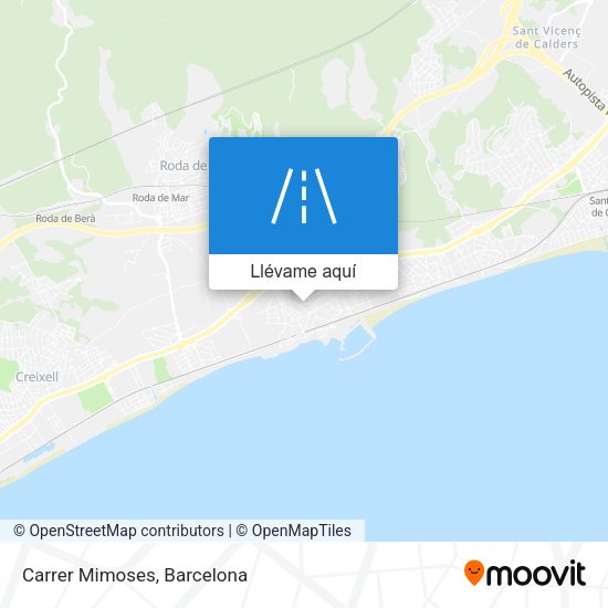 Mapa Carrer Mimoses