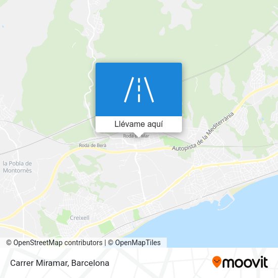 Mapa Carrer Miramar