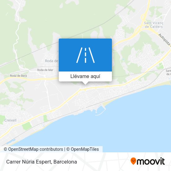 Mapa Carrer Núria Espert
