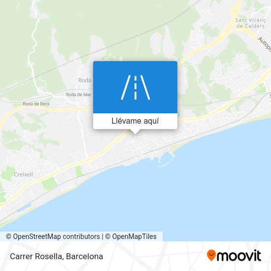 Mapa Carrer Rosella