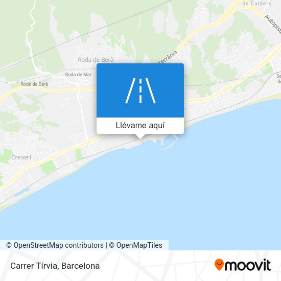 Mapa Carrer Tírvia