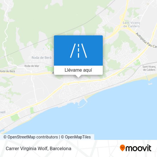 Mapa Carrer Virgínia Wolf